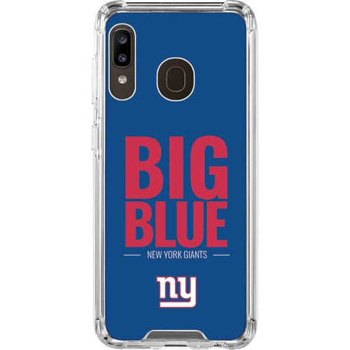NFL New York Giants Team Motto Galaxy A30 Clear Case