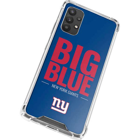 NFL New York Giants Team Motto Galaxy A32 5G Clear Case