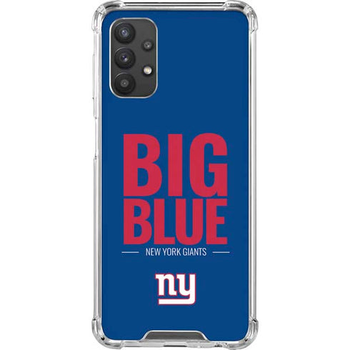 NFL New York Giants Team Motto Galaxy A32 5G Clear Case