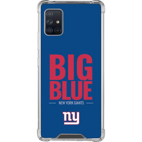 NFL New York Giants Team Motto Galaxy A51 5G Clear Case