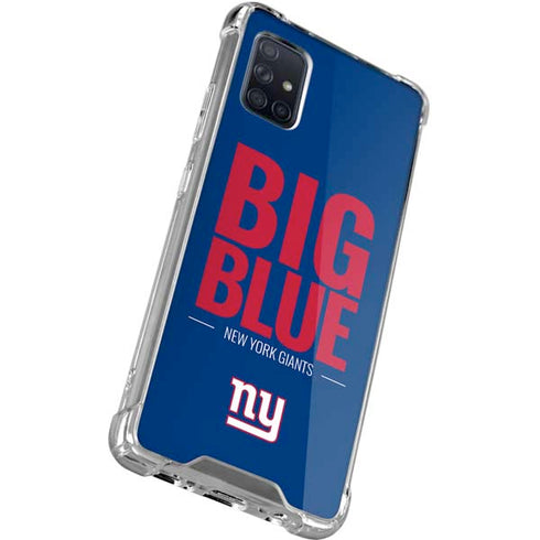 NFL New York Giants Team Motto Galaxy A71 5G Clear Case