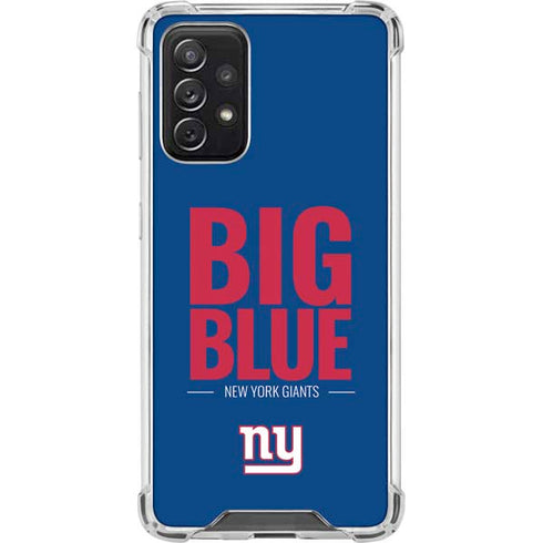 NFL New York Giants Team Motto Galaxy A72 5G Clear Case