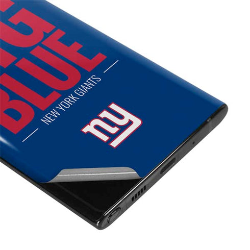 NFL New York Giants Team Motto Galaxy Note 10 Skin