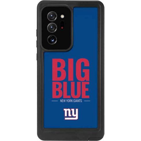 NFL New York Giants Team Motto Galaxy Note20 Ultra 5G Waterproof Case