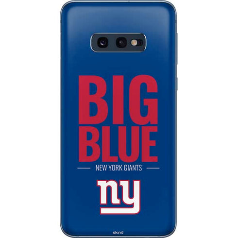 NFL New York Giants Team Motto Galaxy S10e Skin