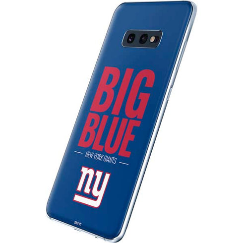 NFL New York Giants Team Motto Galaxy S10e Skin