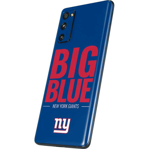 NFL New York Giants Team Motto Galaxy S20 Fan Edition Skin
