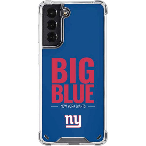 NFL New York Giants Team Motto Galaxy S21 5G Clear Case