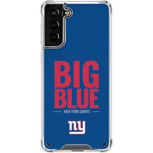 NFL New York Giants Team Motto Galaxy S21 Plus 5G Clear Case