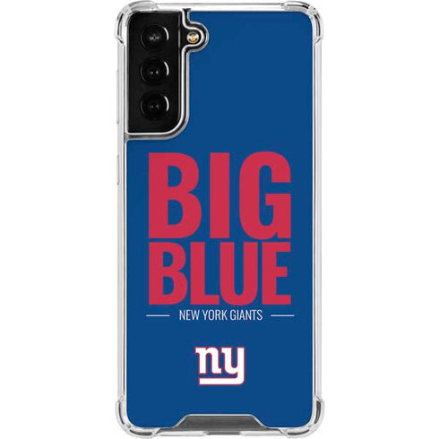 NFL New York Giants Team Motto Galaxy S22 Plus Clear Case