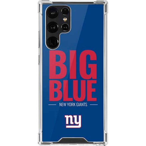 NFL New York Giants Team Motto Galaxy S22 Ultra Clear Case