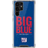 NFL New York Giants Team Motto Galaxy S22 Ultra Clear Case