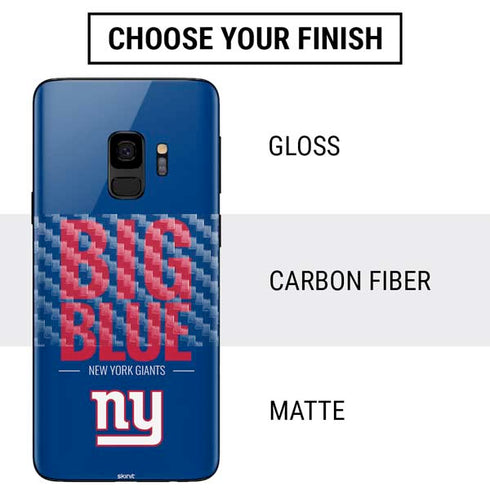 NFL New York Giants Team Motto Galaxy S9 Skin