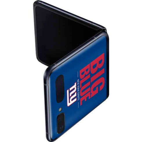 NFL New York Giants Team Motto Galaxy Z Flip Skin