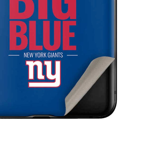 NFL New York Giants Team Motto Galaxy Z Flip Skin