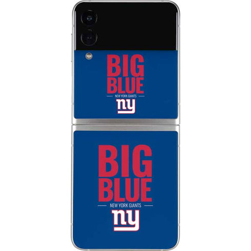 NFL New York Giants Team Motto Galaxy Z Flip4 5G Skin