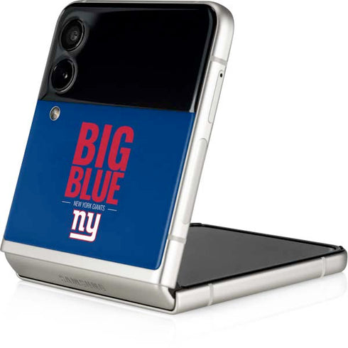 NFL New York Giants Team Motto Galaxy Z Flip4 5G Skin