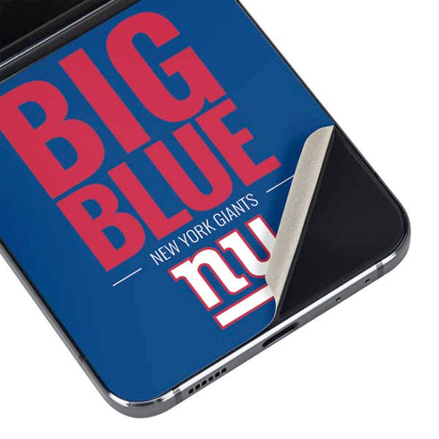 NFL New York Giants Team Motto Galaxy Z Flip5 5G Skin
