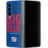 NFL New York Giants Team Motto Galaxy Z Fold4 5G Skin