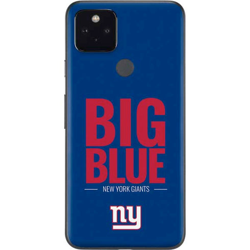 NFL New York Giants Team Motto Google Pixel 5a Skin