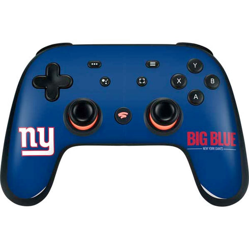 NFL New York Giants Team Motto Google Stadia Controller Skin