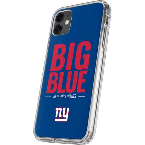 NFL New York Giants Team Motto iPhone 11 Clear Case