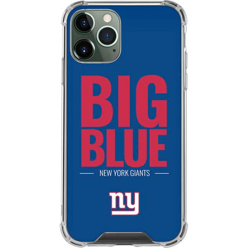 NFL New York Giants Team Motto iPhone 11 Pro Max Clear Case