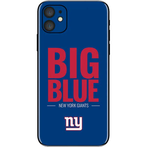 NFL New York Giants Team Motto iPhone 11 Skin