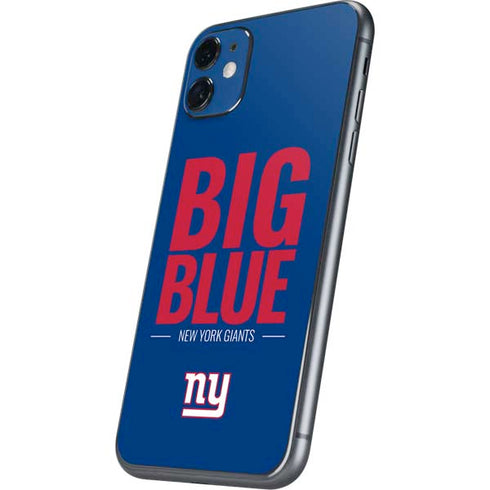 NFL New York Giants Team Motto iPhone 11 Skin