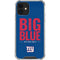 NFL New York Giants Team Motto iPhone 12 Mini Clear Case
