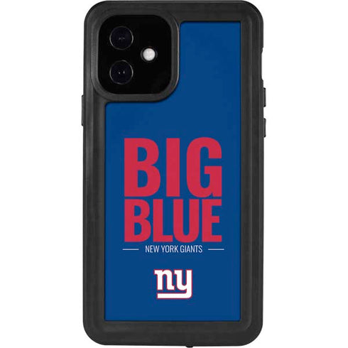 NFL New York Giants Team Motto iPhone 12 Waterproof Case