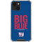NFL New York Giants Team Motto iPhone 13 Mini Clear Case