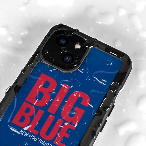 NFL New York Giants Team Motto iPhone 13 Mini Waterproof Case