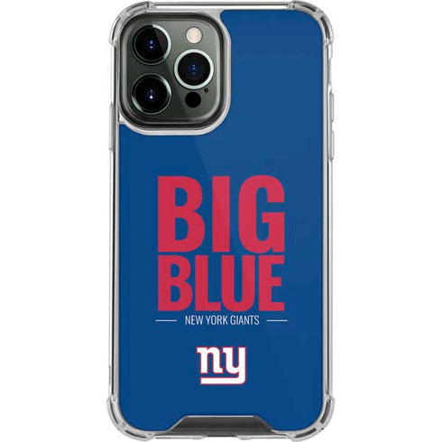 NFL New York Giants Team Motto iPhone 13 Pro Max Clear Case