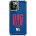 NFL New York Giants Team Motto iPhone 13 Pro Max Clear Case
