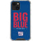 NFL New York Giants Team Motto iPhone 14 Clear Case