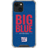NFL New York Giants Team Motto iPhone 14 Clear Case