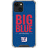NFL New York Giants Team Motto iPhone 15 Plus Clear Case