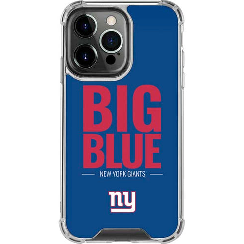 NFL New York Giants Team Motto iPhone 14 Pro Clear Case