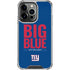 NFL New York Giants Team Motto iPhone 14 Pro Clear Case