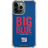 NFL New York Giants Team Motto iPhone 14 Pro Max Clear Case
