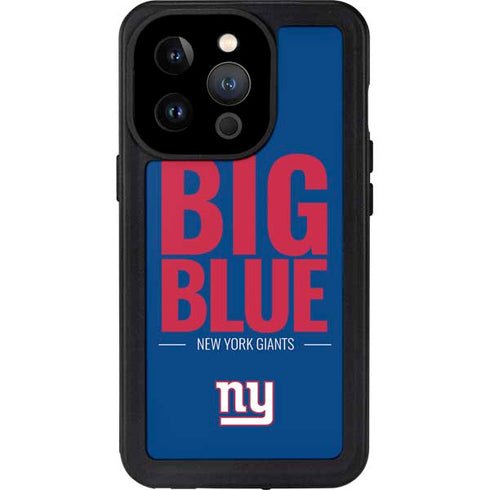 NFL New York Giants Team Motto iPhone 14 Pro Waterproof Case