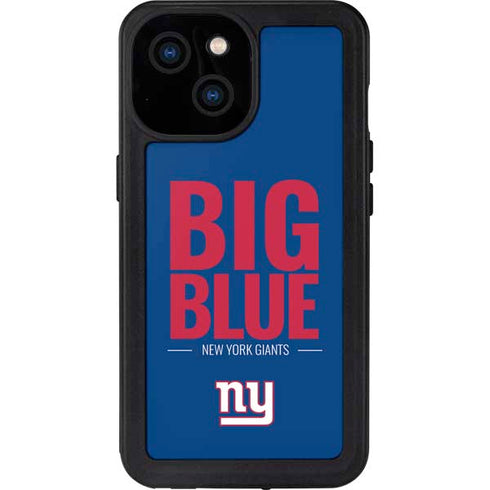 NFL New York Giants Team Motto iPhone 15 Waterproof Case