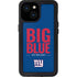 NFL New York Giants Team Motto iPhone 15 Waterproof Case