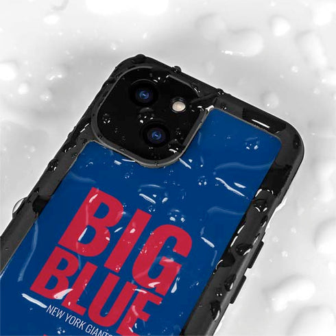 NFL New York Giants Team Motto iPhone 15 Waterproof Case