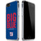 NFL New York Giants Team Motto iPhone SE (2nd & 3rd Gen) Clear Case