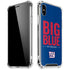 NFL New York Giants Team Motto iPhone X/XS Clear Case