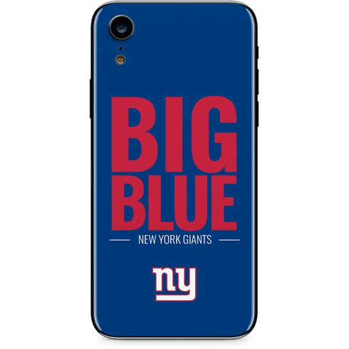 NFL New York Giants Team Motto iPhone XR Skin