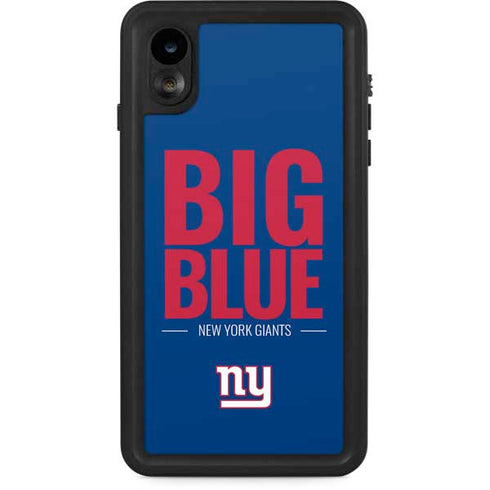 NFL New York Giants Team Motto iPhone XR Waterproof Case