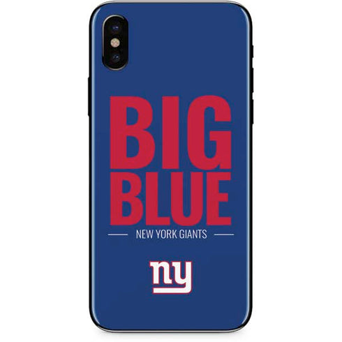 NFL New York Giants Team Motto iPhone XS Max Skin